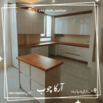 کابینت / مدرن وشیک سفید گردویی
