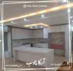کابینت کلاسیک سفید نقره ای  /ترکیب زیبایی و دوام